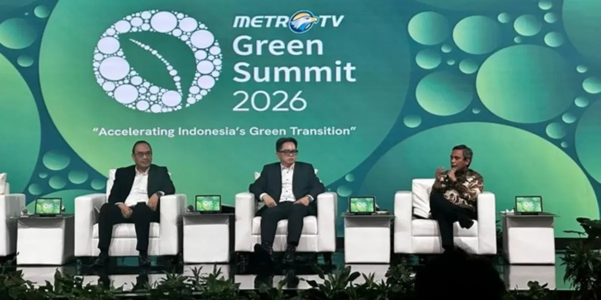 Direktur Utama BTN Nixon LP Napitupulu dalam forum Metro TV Green Summit 2026 di Jakarta, Kamis (22/1/2026). (DOK. BTN)