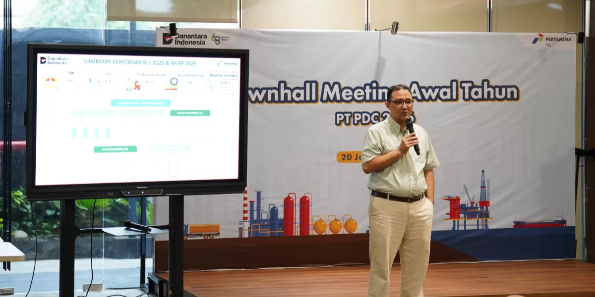 PDC menggelar Townhall Meeting untuk memaparkan kinerja 2025 dan strategi 2026, menegaskan komitmen pertumbuhan, tata kelola, dan budaya perusahaan. (Dok. PDC)