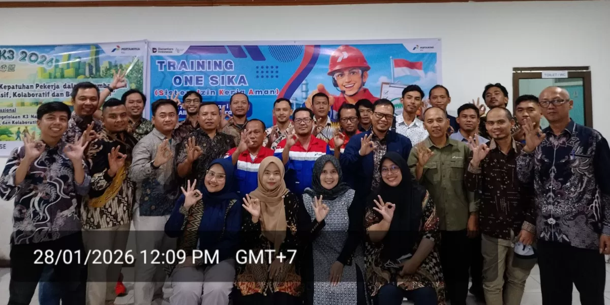 PDC menggelar Training One SIKA di Duri selama Bulan K3 Nasional sebagai upaya memperkuat budaya K3 dan pengendalian risiko kerja. (Dok. PDC)