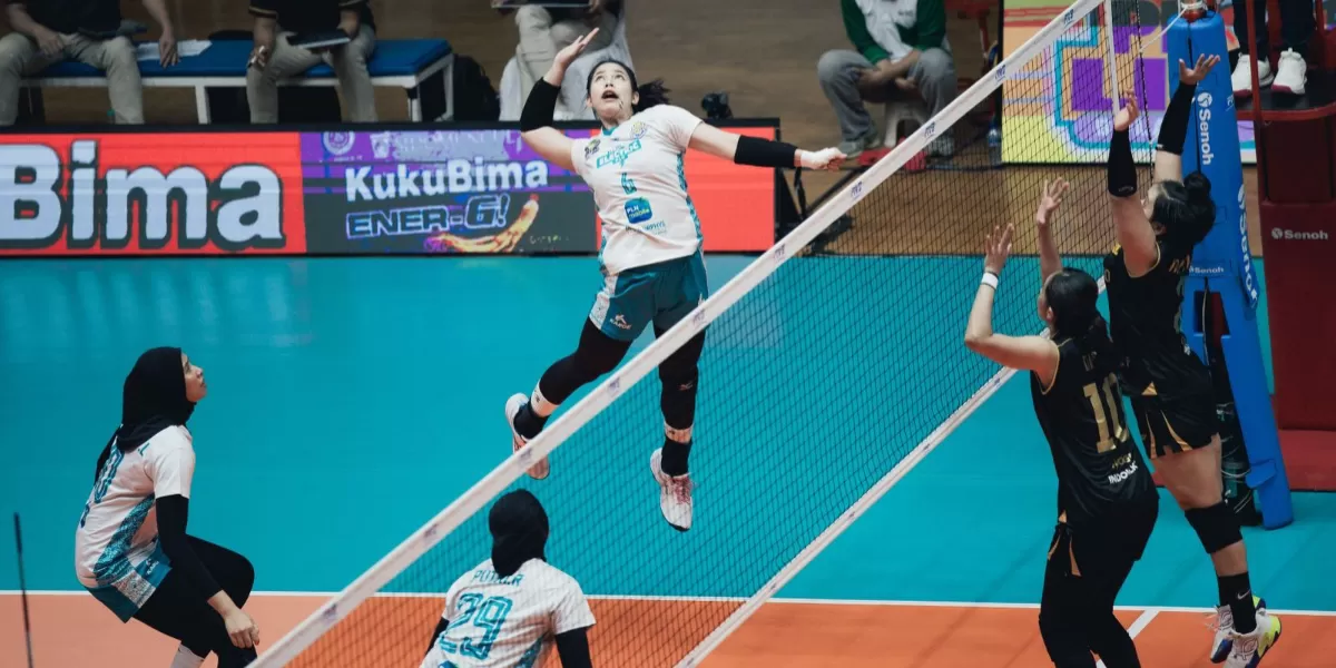 Jakarta Electric PLN Mobile menutup putaran pertama Proliga 2026 dengan kemenangan 3-0 atas Popsivo Polwan dan menempati peringkat ketiga klasemen. (Dok. PLN )