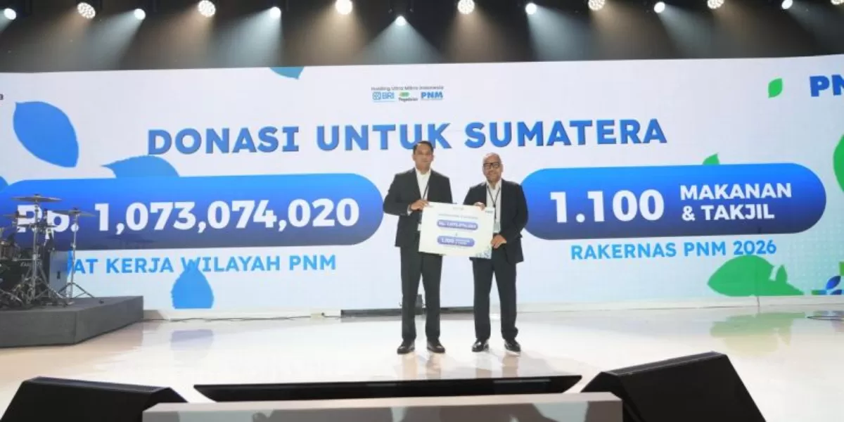 Rakernas PNM 2026 salurkan bantuan Rp1 miliar dan 1.100 paket makanan serta takjil untuk masyarakat Aceh menjelang bulan suci Ramadan. (Dok. PNM)