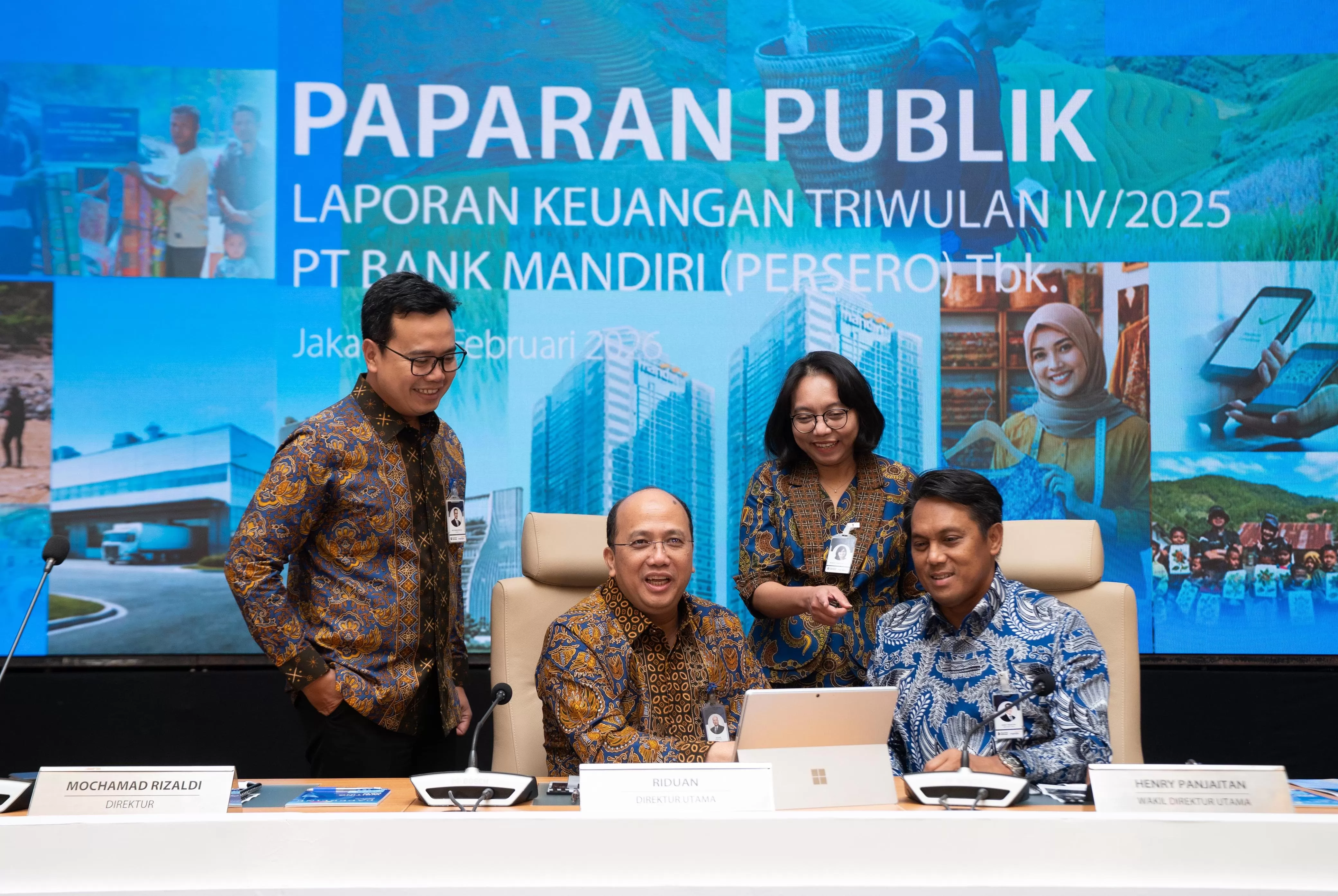 Bank Mandiri mencatat kinerja solid sepanjang 2025 dengan aset, kredit, digitalisasi, keberlanjutan, dan kontribusi nyata bagi ekonomi nasional. (Dok. Bank Mandiri)