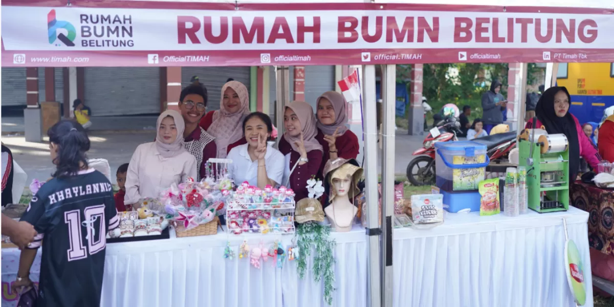 PT TIMAH Tbk konsisten mendukung UMKM lewat pembiayaan, pelatihan, pameran, perizinan, dan bantuan alat produksi sepanjang 2025 hingga awal 2026 (Dok. PT Timah)