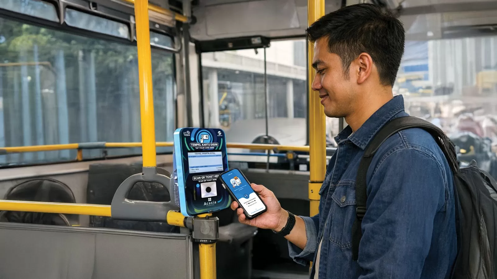 BRI memperkuat pembayaran digital lewat QRIS Tap In Tap Out di BRImo untuk transaksi transportasi publik yang cepat dan contactless. (bri.co.id)