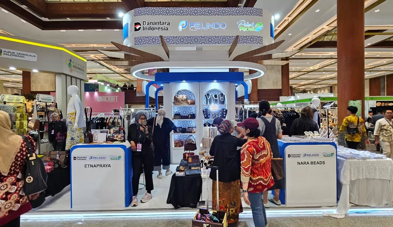 Pelindo berpartisipasi di INACRAFT 2026 sebagai komitmen mendukung UMKM kriya perempuan dan penguatan ekonomi kreatif nasional. (pelindo.co.id)