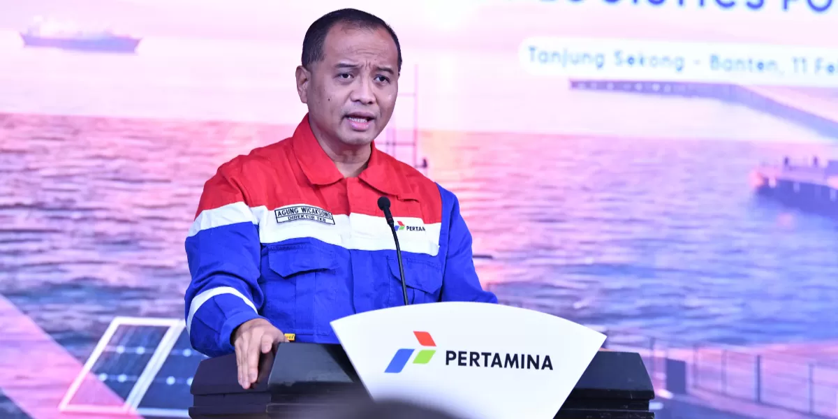 Pertamina luncurkan Green Terminal di Tanjung Sekong untuk dukung NZE 2060, perkuat ketahanan energi, dan turunkan emisi operasional nasional. (Dok. Pertamina)