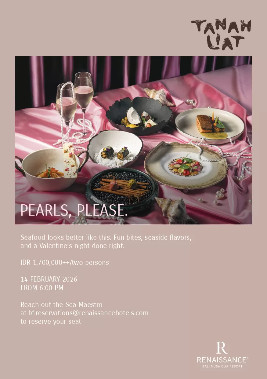 Romansa, tradisi, hingga relaksasi berpadu dalam rangkaian program tematik dari para tenant ITDC. Dari kuliner premium sampai romantic dining, semuanya dirancang untuk pengalaman liburan kelas dunia.