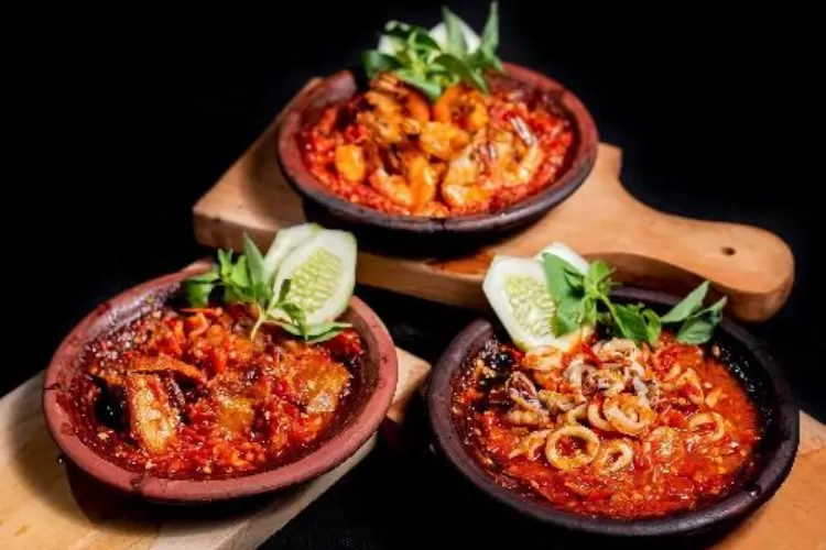 Ragam sambal gami (Gofood/Sambal Gami Bang Gopar, Mustika Jaya)