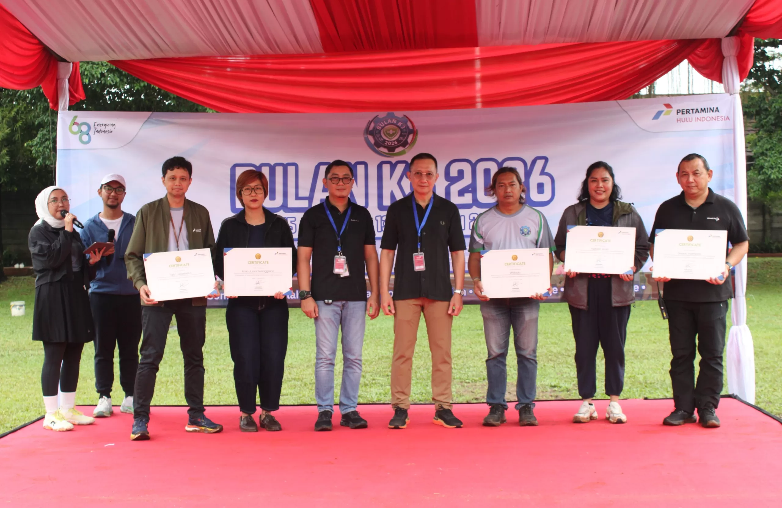 PHI luncurkan Kartu SWA pada penutupan Bulan K3 Nasional 2026, perkuat budaya keselamatan kerja di seluruh wilayah operasional Kalimantan dan Jakarta. (Dok. PHI)