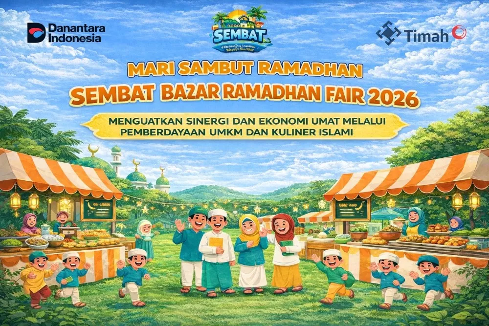 Bazar Ramadhan PT Timah bukan sekadar jualan takjil, tapi juga ruang pemberdayaan UMKM lokal.