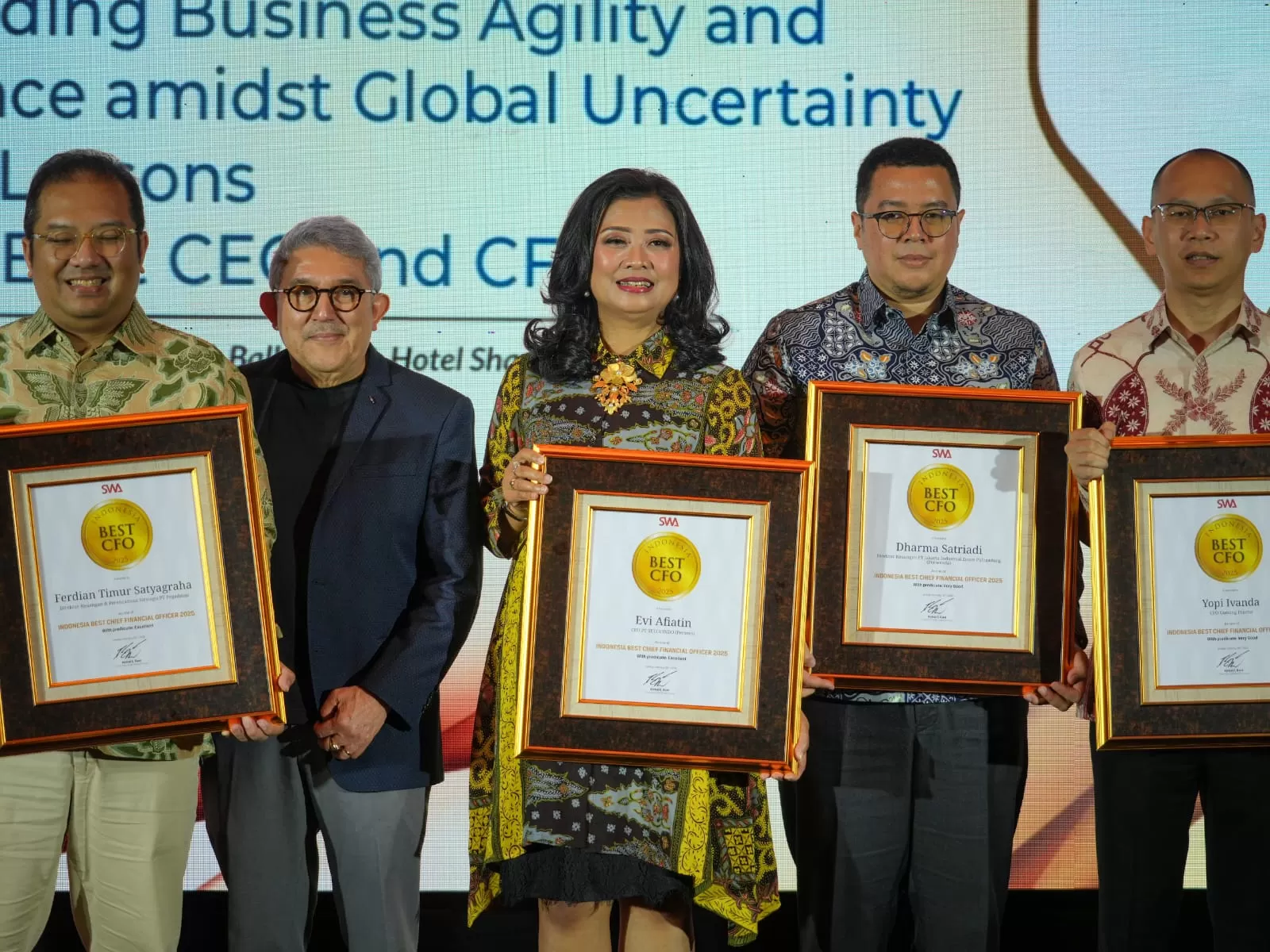 PT Surveyor Indonesia paparkan peran strategis CFO sebagai arsitek nilai perusahaan dalam forum CEO & CFO nasional 2025 di Jakarta. (Dok. PTSI)