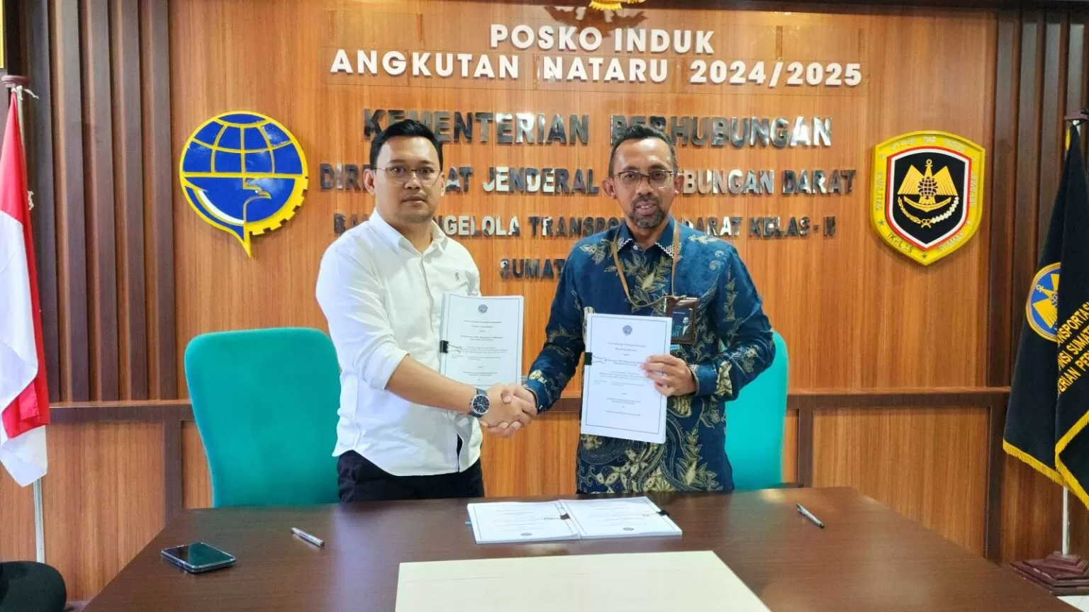 WEGE tandatangani kontrak pekerjaan Pembangunan BRT Metropolitan Mebidang &ndash; Paket Halte On Corridor dengan nilai kontrak sebesar Rp198,51 M. (DOK. WEGE)