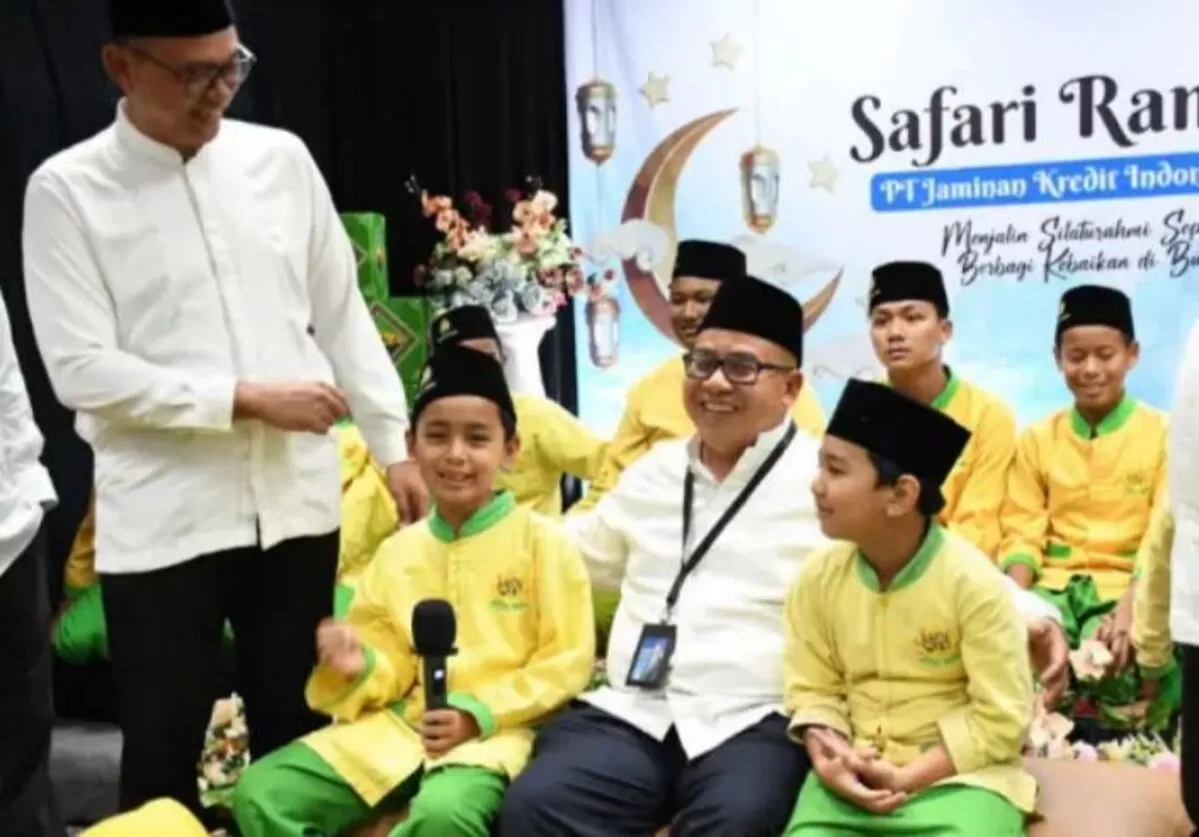 Jamkrindo salurkan 5.600 paket sembako dan santuni 608 anak yatim dalam Safari Ramadan jelang HUT ke-56. (jamkrindo.co.id)