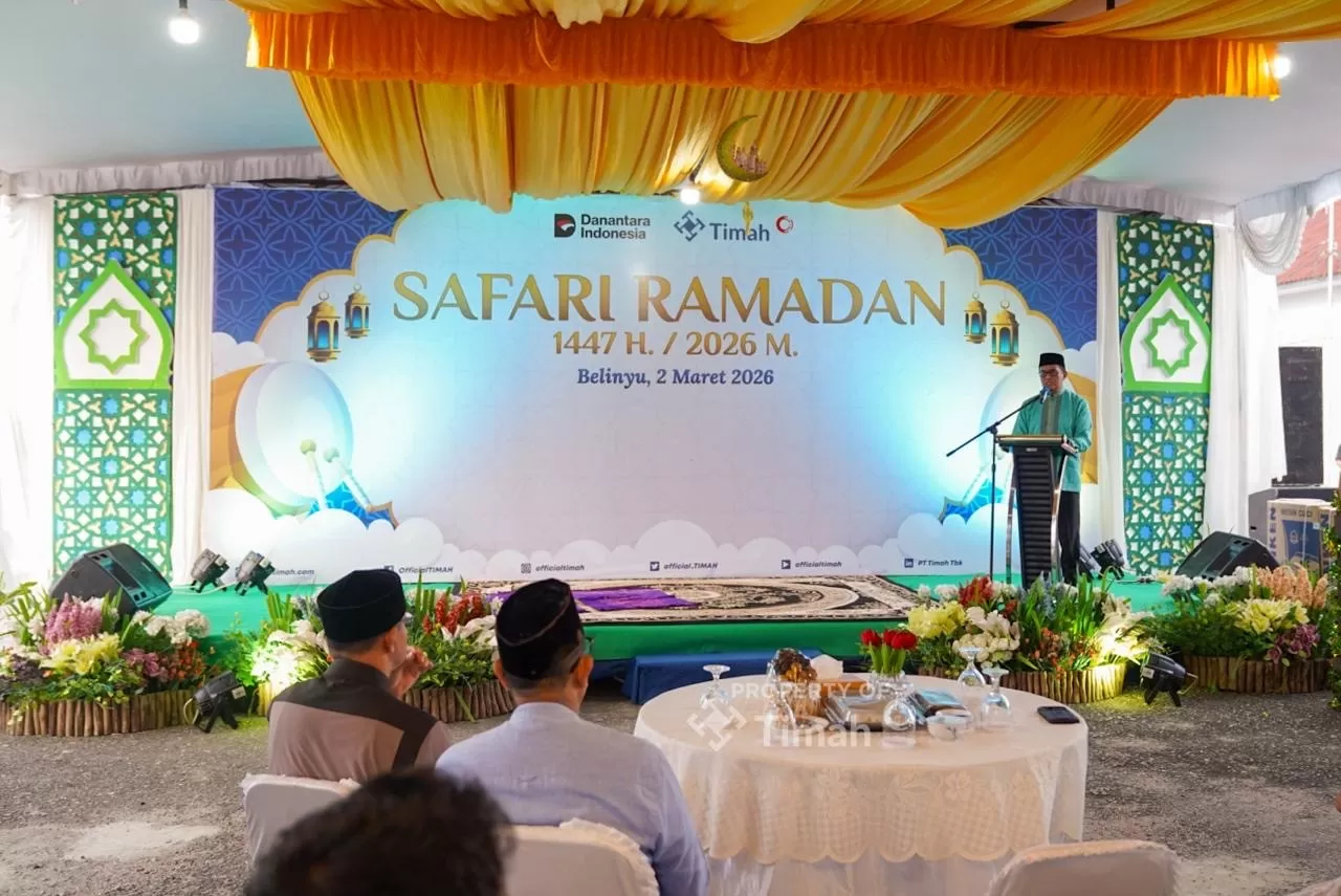 Safari Ramadan PT TIMAH di Belinyu salurkan santunan anak yatim, beasiswa tahfiz, dan bantuan sosial bagi masyarakat Bangka Utara. (Dok. PT Timah)