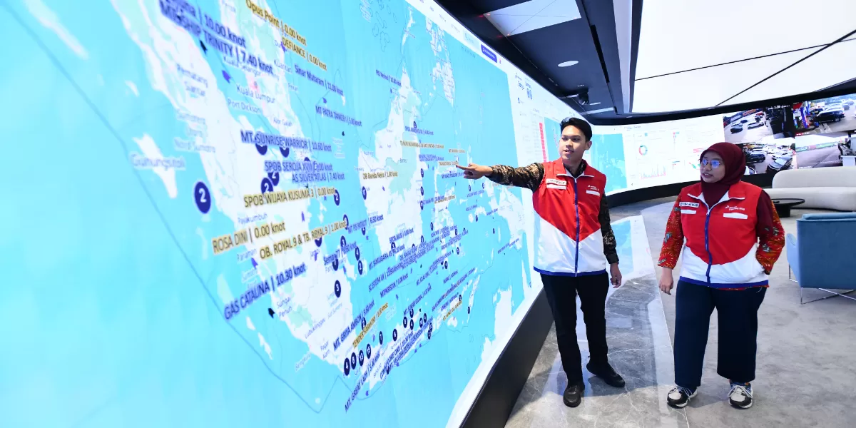 Pertamina memperkuat pengawasan pasokan energi nasional lewat Pertamina Digital Hub untuk memastikan ketersediaan BBM dan LPG jelang Ramadan dan Idulfitri 2026. (Dok. Pertamina)