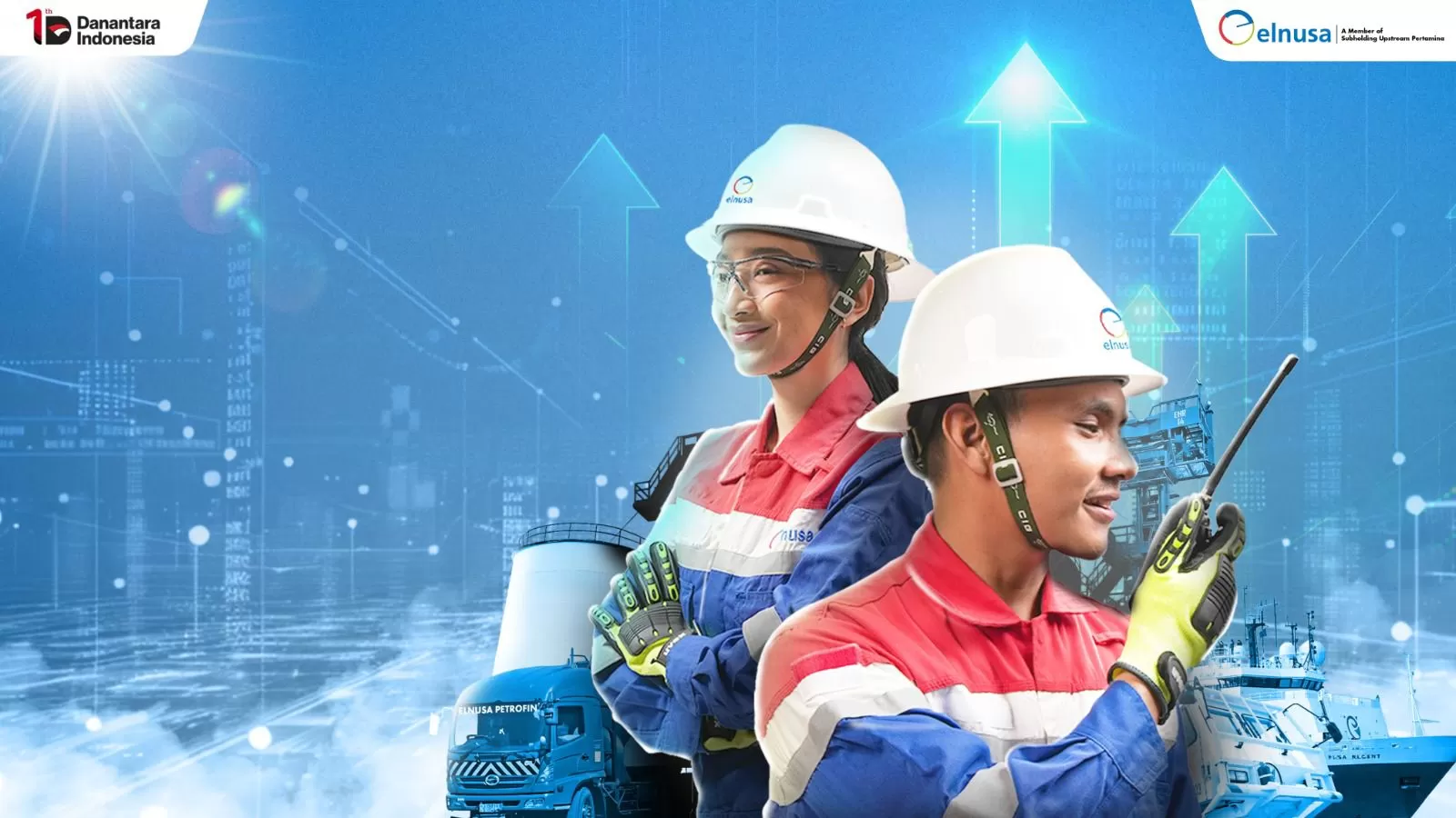 Pendapatan Elnusa mencapai Rp14,5 triliun pada 2025 dengan laba bersih Rp718 miliar. Transformasi bisnis memperkuat fundamental dan kepercayaan investor. (Dok. Elnusa)