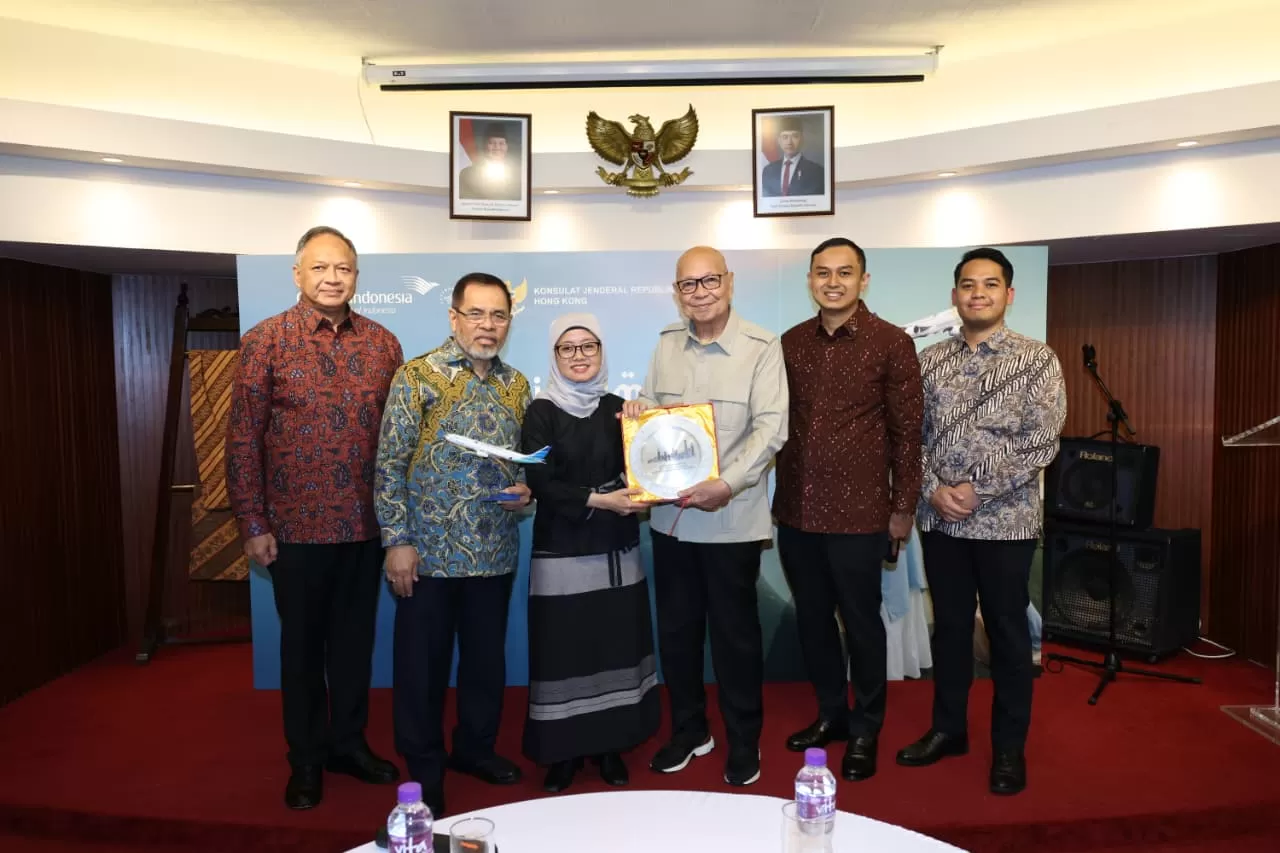 Garuda Indonesia menghadiri &ldquo;Silaturahmi Ramadan dan Buka Bersama&rdquo; yang digelar bersama komunitas diaspora dan PMI di Hong Kong, Minggu (1/3). (Dok. Garuda Indonesia)