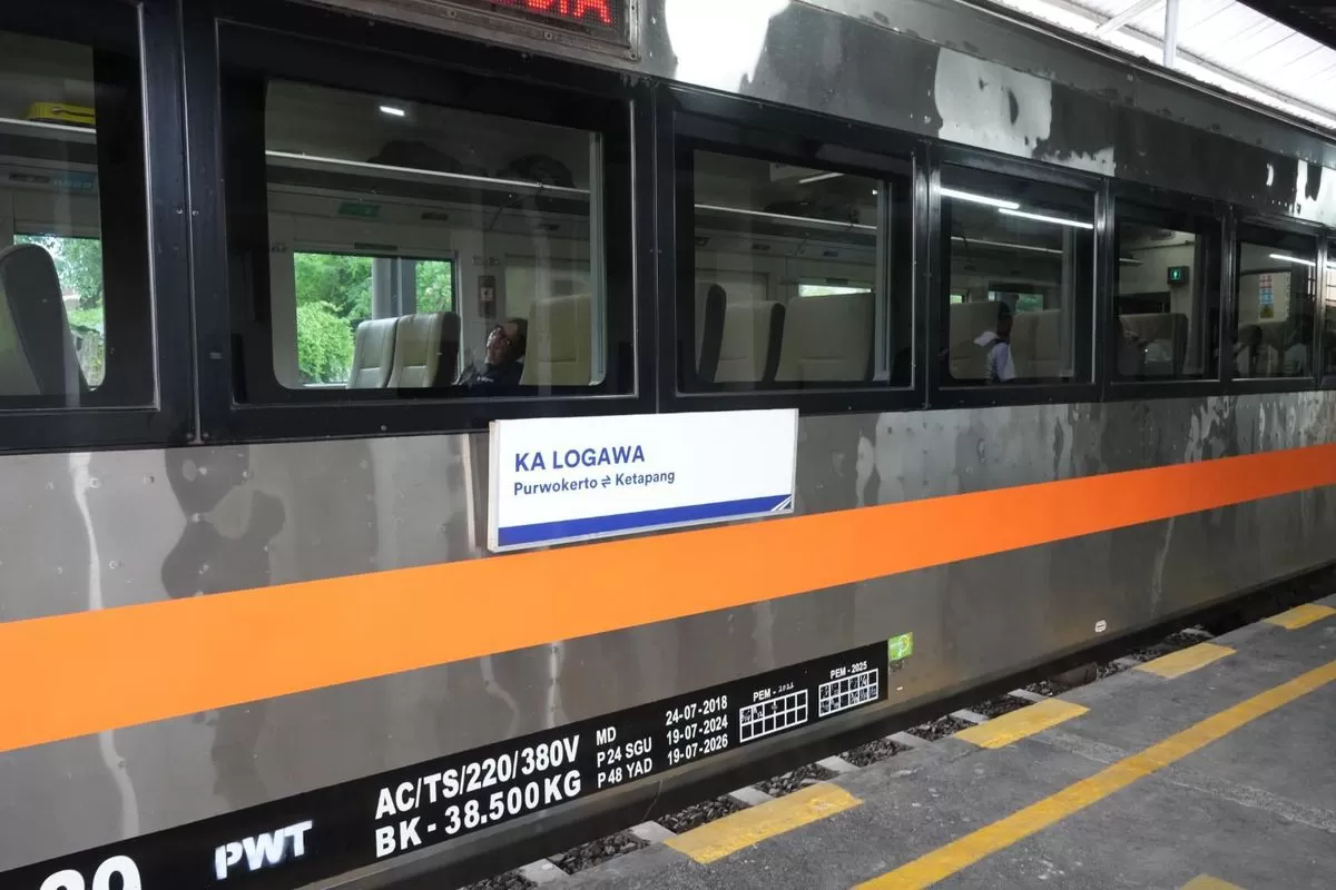 KA Logawa kini punya kelas eksekutif rute Purwokerto&ndash;Ketapang mulai 6 Maret 2026. Simak jadwal perjalanannya! (Dok. KAI)