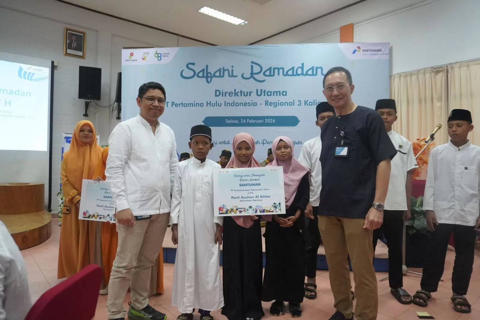 Melalui Safari Ramadan, manajemen PHI meninjau langsung operasional hulu migas di Kalimantan sekaligus menyalurkan bantuan sosial bagi masyarakat sekitar.