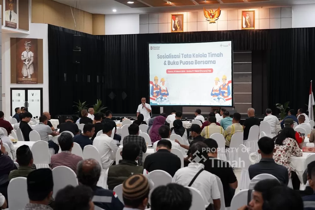 PT Timah memperkuat tata kelola pertambangan dengan memperbarui sistem kerja sama, meningkatkan transparansi, serta memperkuat sinergi dengan mitra dan regulator. (Dok. PT Timah)
