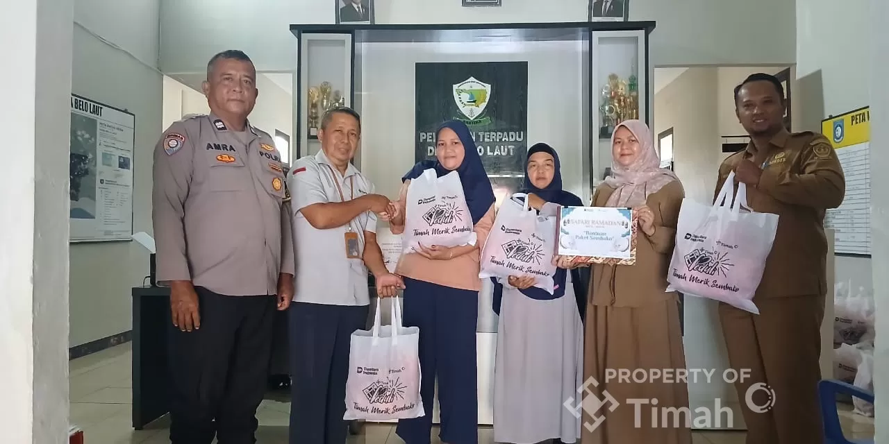 Bantuan sembako dari PT TIMAH menjadi tambahan berarti bagi warga Bangka Barat dalam memenuhi kebutuhan selama bulan Ramadan.