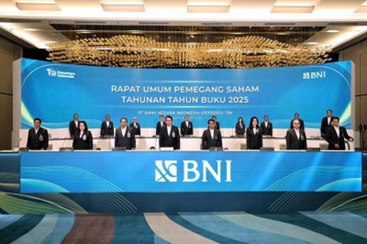BNI gelar Rapat Umum Pemegang Saham Tahunan (RUPST) Tahun Buku 2025 pada Senin (9/3/2026). (bni.co.id)