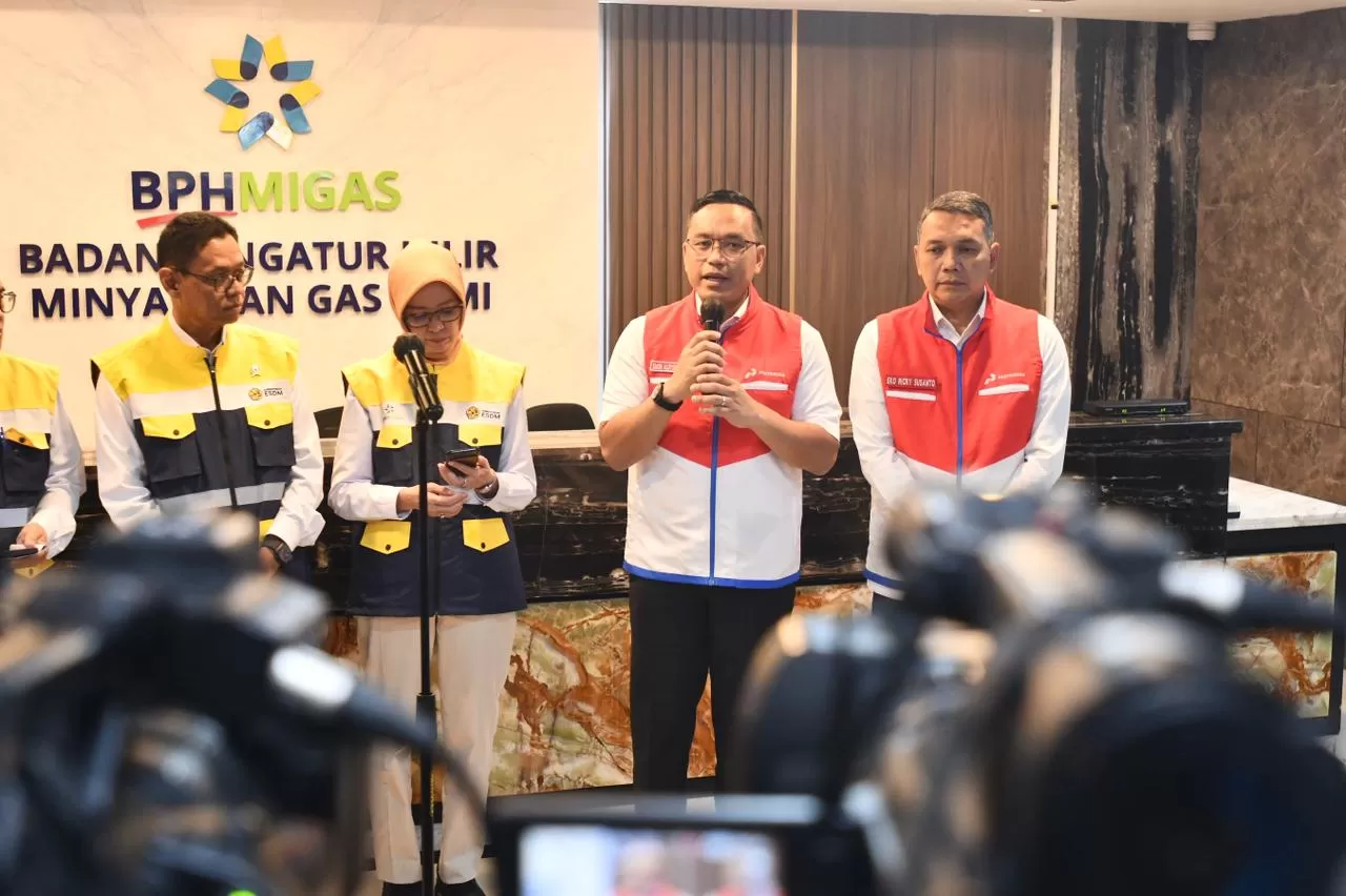 Pemerintah membuka Posko Nasional ESDM untuk memantau pasokan BBM, LPG, dan listrik selama Ramadan dan Idulfitri 2026. (Dok. Pertamina)