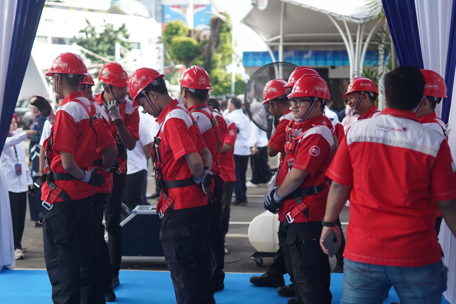 TelkomGroup menyiapkan posko siaga dan penguatan jaringan nasional untuk menjaga kualitas layanan digital selama Ramadan hingga Idulfitri 2026. (Dok. Telkom)