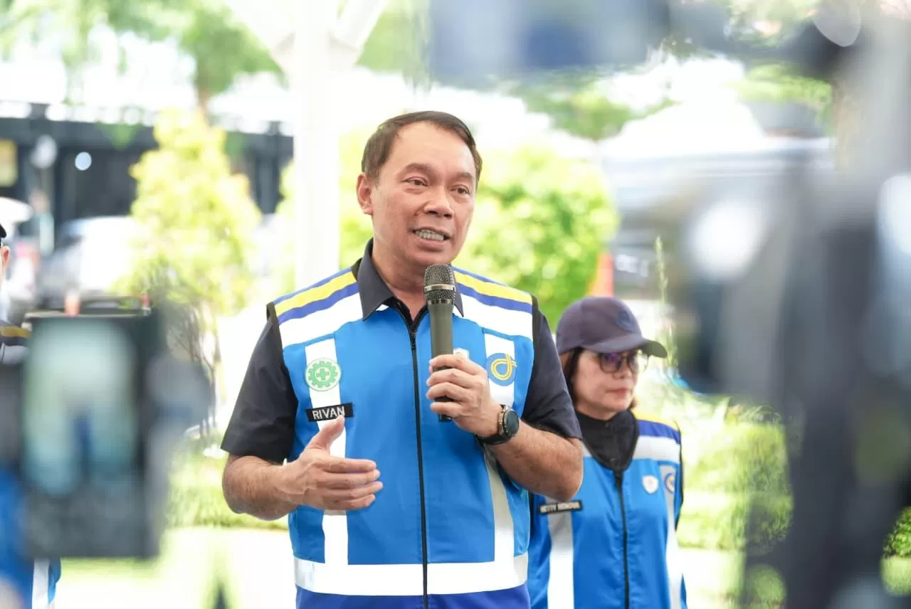 Direktur Utama Jasa Marga, Rivan A. Purwantono sampaikan berbagai strategi dan teknologi untuk melayani jutaan kendaraan saat arus mudik dan balik Lebaran 2026. (Dok. Jasa Marga)