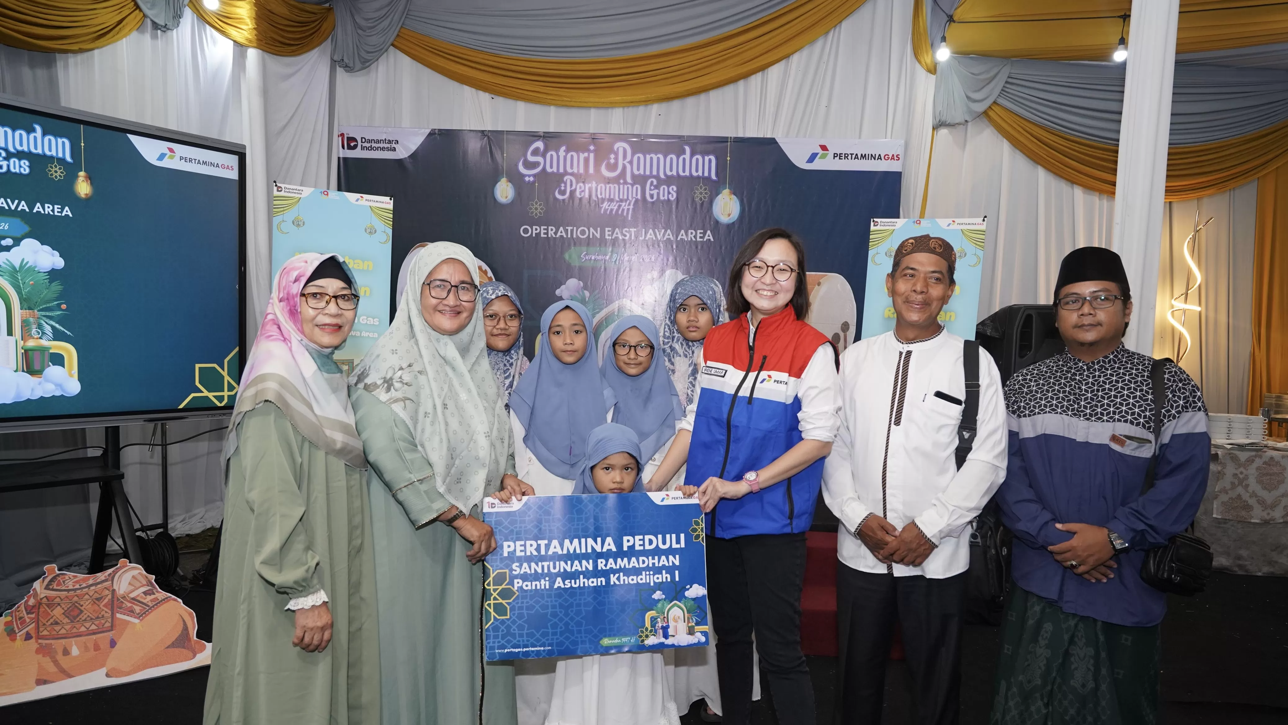Santunan Ramadan dari Pertagas disalurkan secara bertahap kepada yayasan yatim dan dhuafa di berbagai wilayah operasional perusahaan.