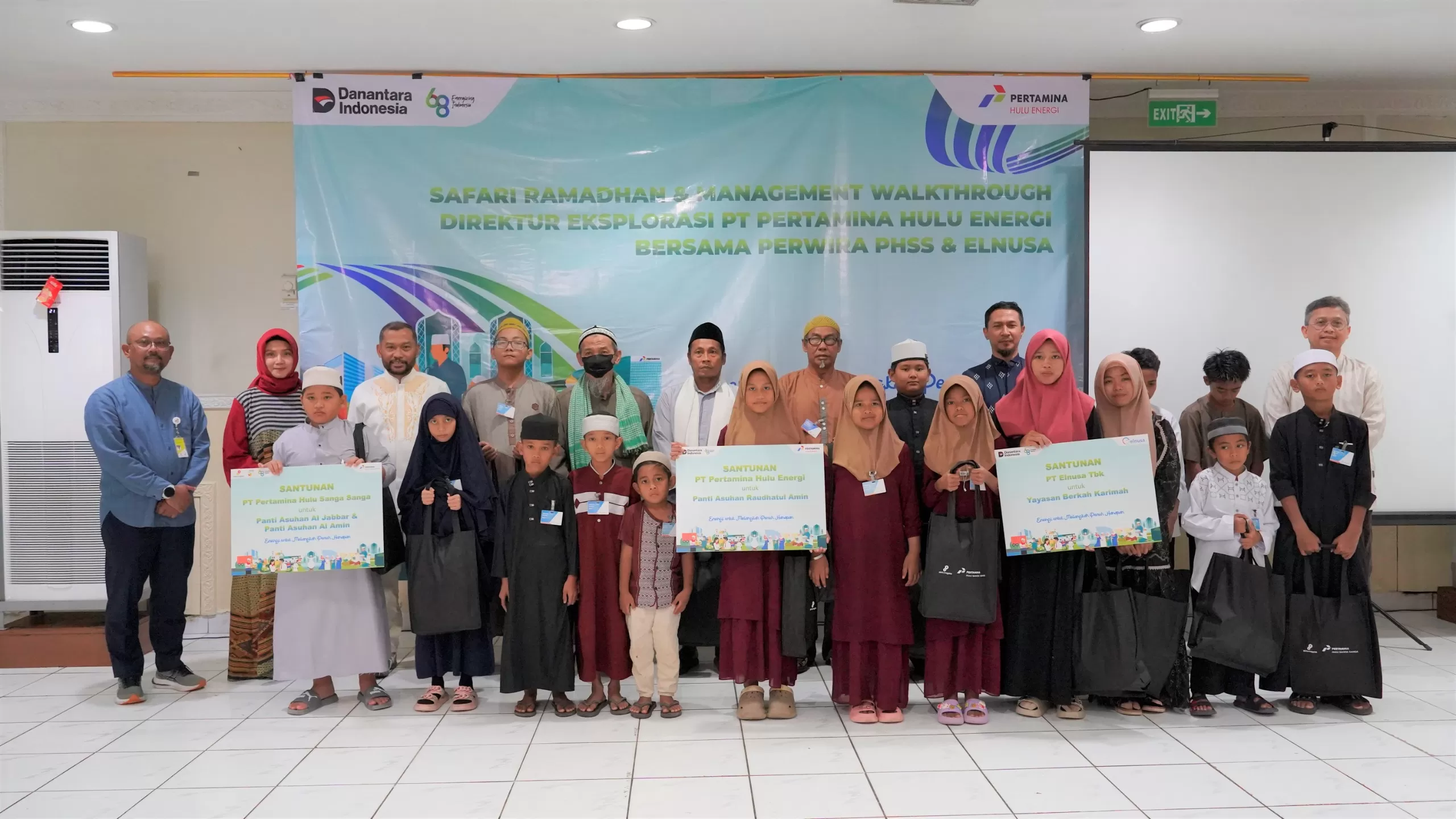 Safari Ramadan dan Board Greetings dari manajemen PHE digelar di Lapangan Migas Sangasanga pada 1&ndash;2 Maret 2026. (Dok. PHI)