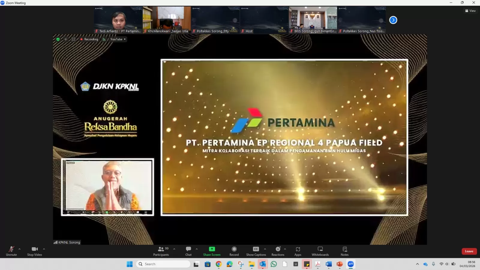 PEP Papua Field raih Anugerah Reksa Bandha 2026 atas pengelolaan BMN Hulu Migas yang profesional dan transparan, dukung operasional Papua. (Dok. PEP Papua Field)