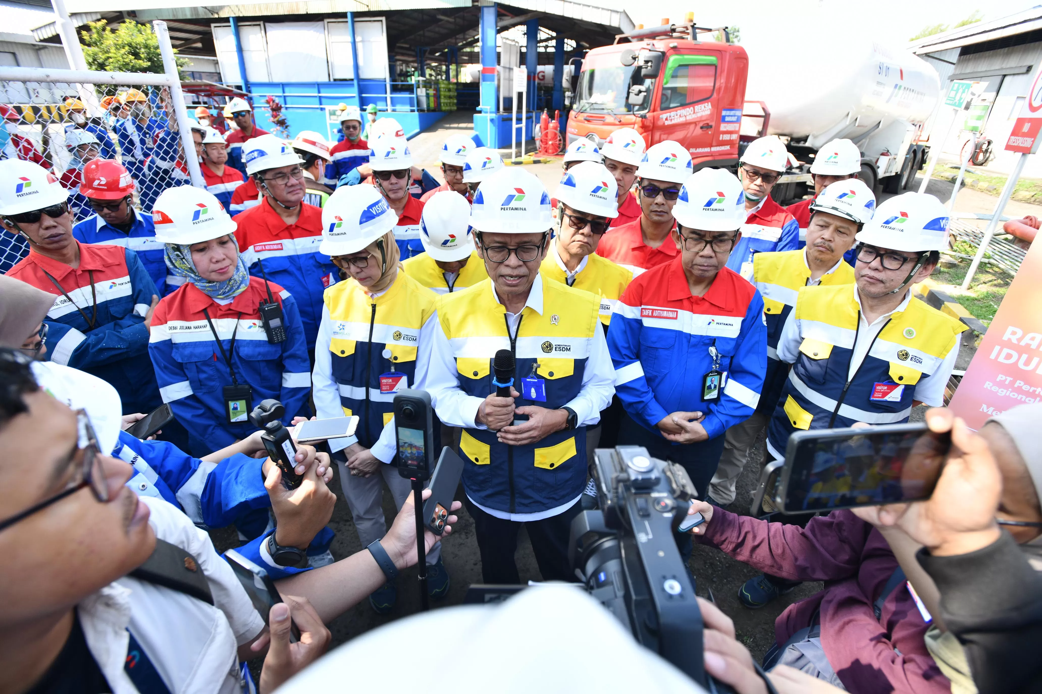 Pertamina pastikan stok BBM dan LPG aman selama Lebaran 2026, siapkan ribuan SPBU, agen LPG, dan layanan tambahan untuk pemudik. (Dok. Pertamina)