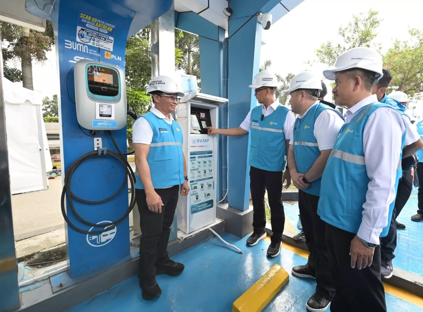 PLN siapkan 4.769 SPKLU untuk mudik Lebaran 2026, antisipasi lonjakan pengguna kendaraan listrik hingga 60 persen. (Dok. PLN)