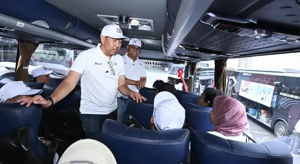 IFG Group berangkatkan 25.304 pemudik 2026 dengan fasilitas lengkap dan perlindungan Jasa Raharja demi perjalanan aman dan nyaman. (Dok. Jasa Raharja)