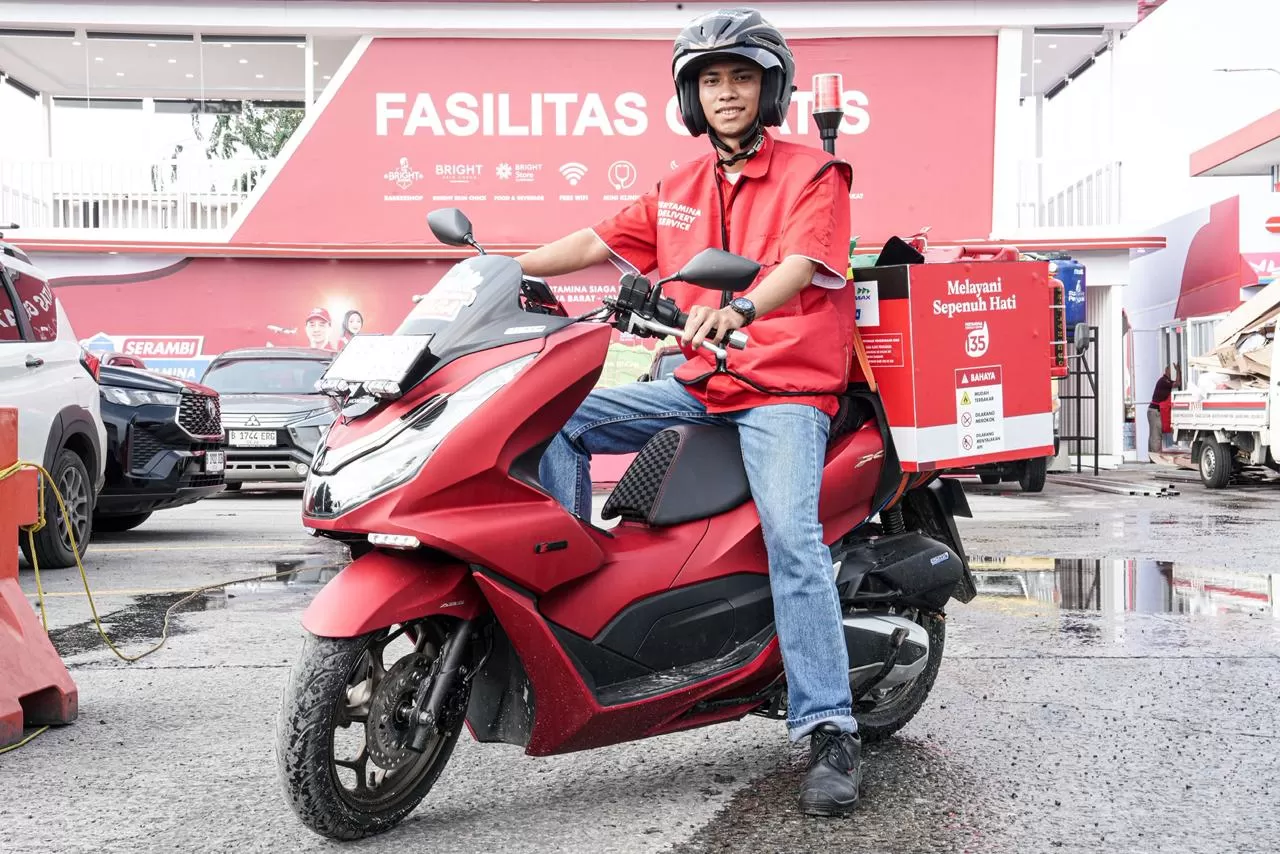 Konsumsi Pertamax Series melonjak saat Lebaran 2026. Pertamax Green naik 94,7 persen seiring meningkatnya mobilitas mudik masyarakat. (Dok. Pertamina)