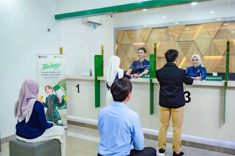PT Pegadaian mencatat lonjakan signifikan dalam aktivitas transaksi emas selama periode Ramadan hingga Lebaran 2026. (DOK. PT Pegadaian)