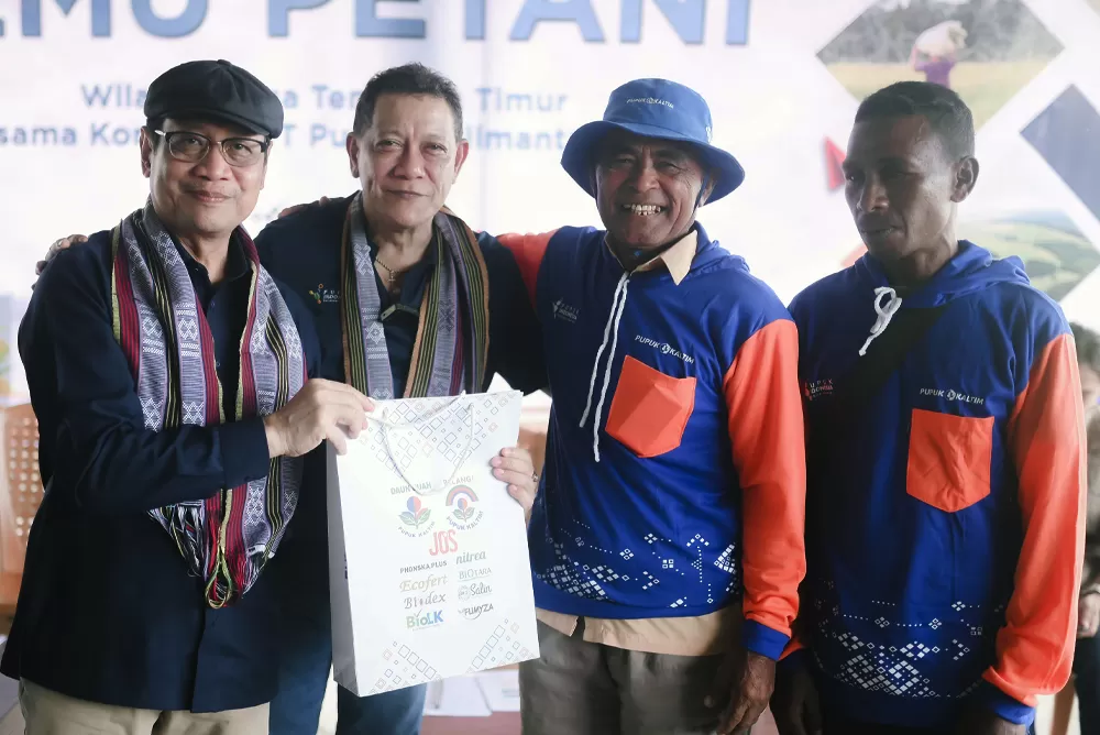 Pupuk Kaltim dorong ketahanan pangan di Kupang lewat Agrosolution, fokus pada kolaborasi petani, edukasi, dan peningkatan produktivitas berkelanjutan. (Dok. Pupuk Kaltim)