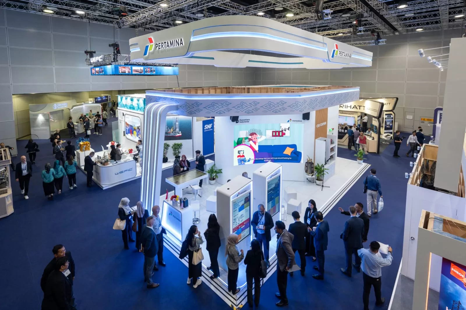 PHE berhasil meraih penghargaan Best Booth dalam ajang Offshore Technology Conference (OTC) Asia 2026 yang digelar di Kuala Lumpur, Malaysia, pada Kamis (2/4/2026). (Dok. PHE)