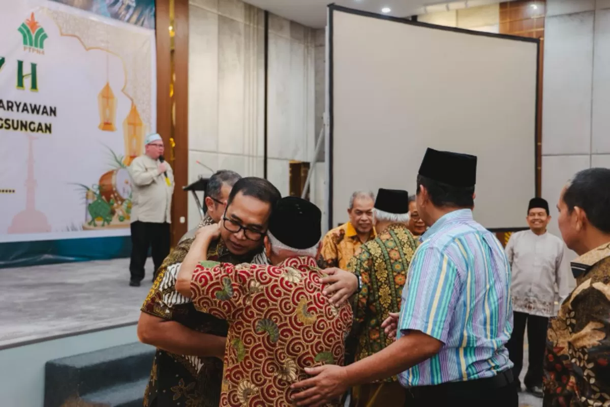 Ratusan pensiunan tegaskan dukungan penuh bagi keberlanjutan PTPN IV Regional III dalam acara halal bihalal di Pekanbaru. (Dok. PTPN IV Regional III)