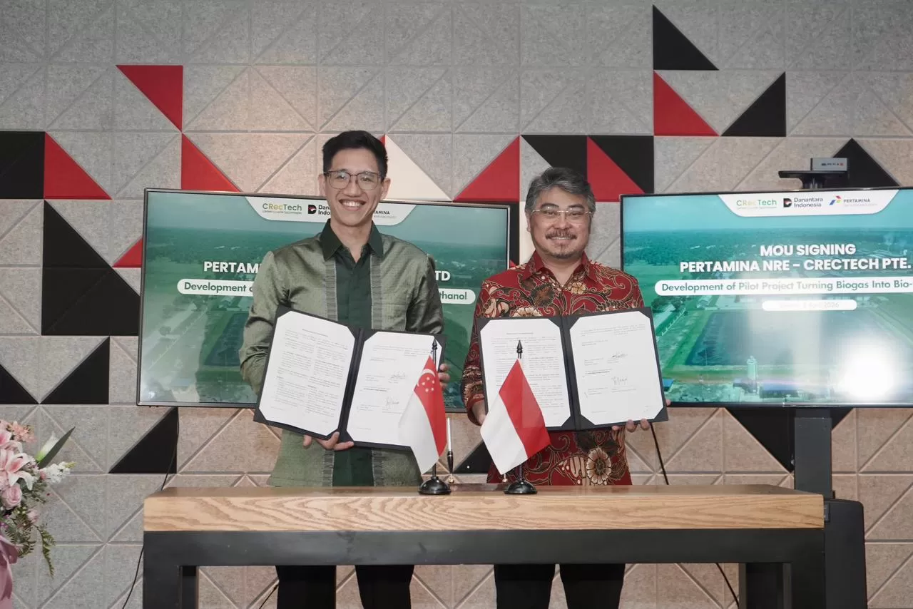 Pertamina NRE mulai menjajaki pengembangan biometanol sebagai energi masa depan. 