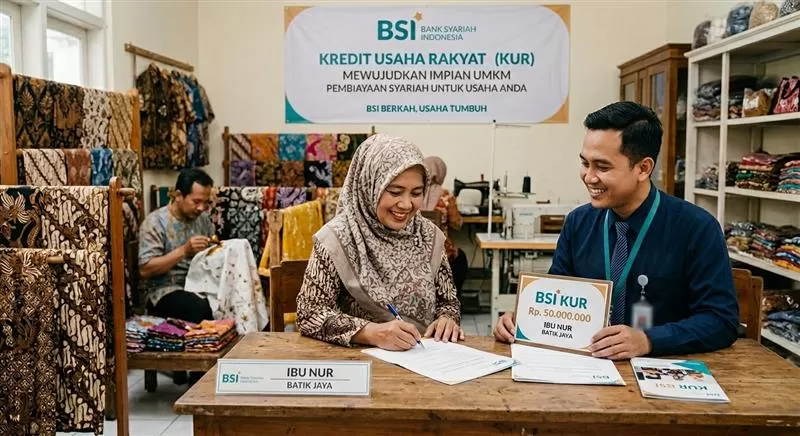 Penyaluran pembiayaan KUR Syariah BSI difokuskan pada sektor-sektor produktif, khususnya makanan dan minuman halal, jasa, serta perdagangan.   (bankbsi.co.id)