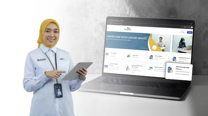 Tak perlu ribet urus dokumen pajak. Bukti potong kini bisa diakses cepat oleh peserta pensiun.