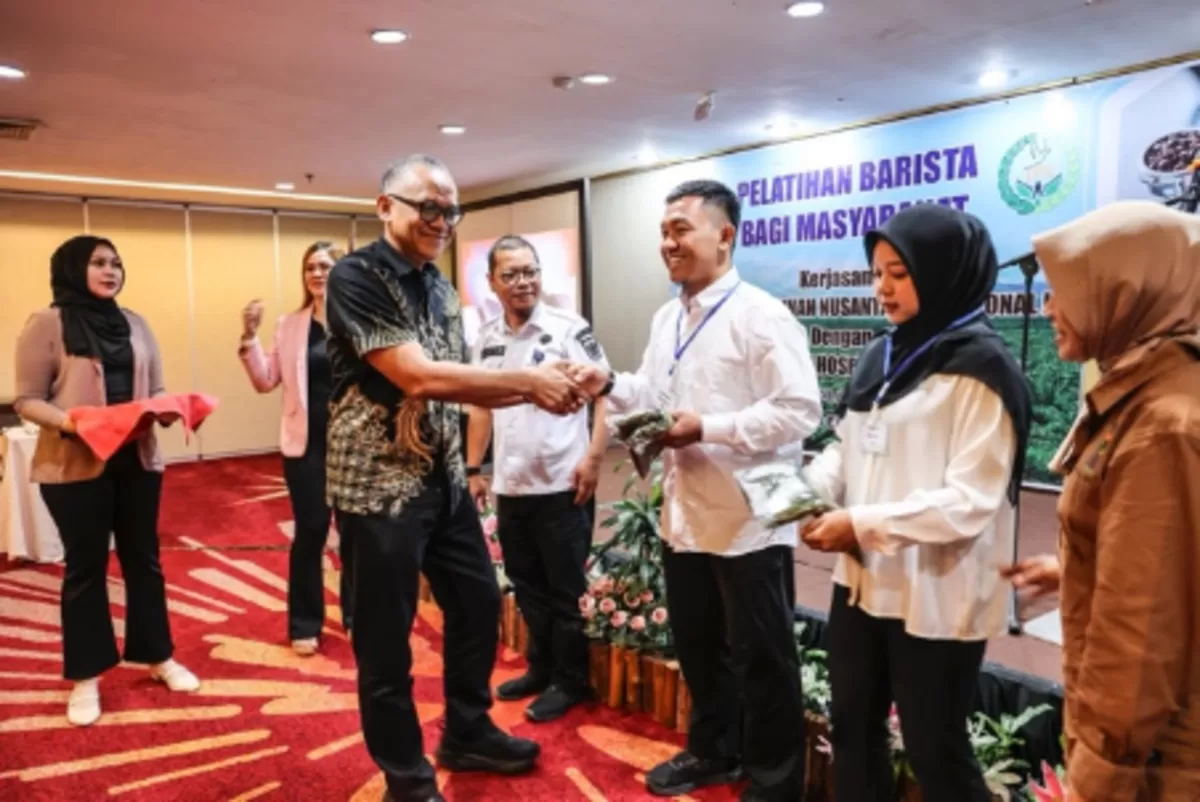 PTPN IV PalmCo gelar pelatihan barista untuk 50 pemuda di Riau guna membuka peluang kerja dan wirausaha di industri kopi. (Dok. PTPN IV PalmCo)