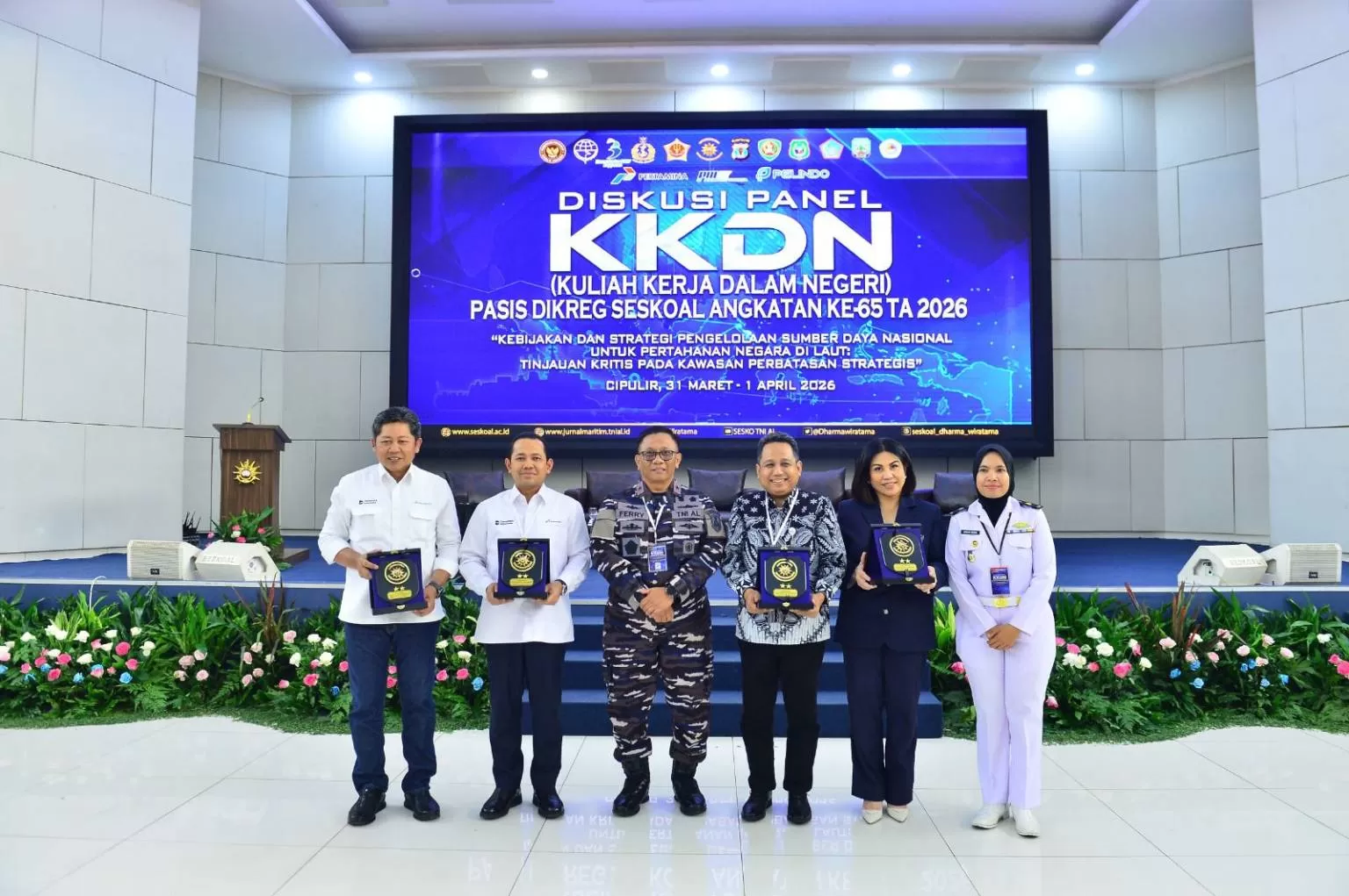 CTO Briljan Gazalba [batik] pasca pemaparan di Diskusi Panel Kuliah Kerja Dalam negeri (KKDN) Pendidikan Reguler Seskoal Angkatan ke-65 Tahun Ajaran 2026, di Jakarta (pal.co.id)