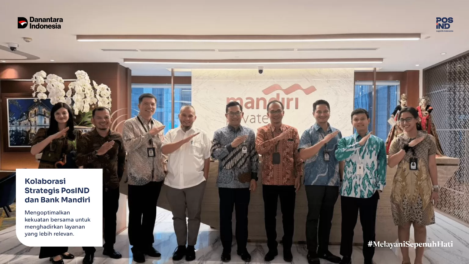 Kolaborasi Pos Indonesia dan Bank Mandiri dibahas untuk memperluas layanan dan menciptakan nilai tambah berkelanjutan. (posindonesia.co.id)