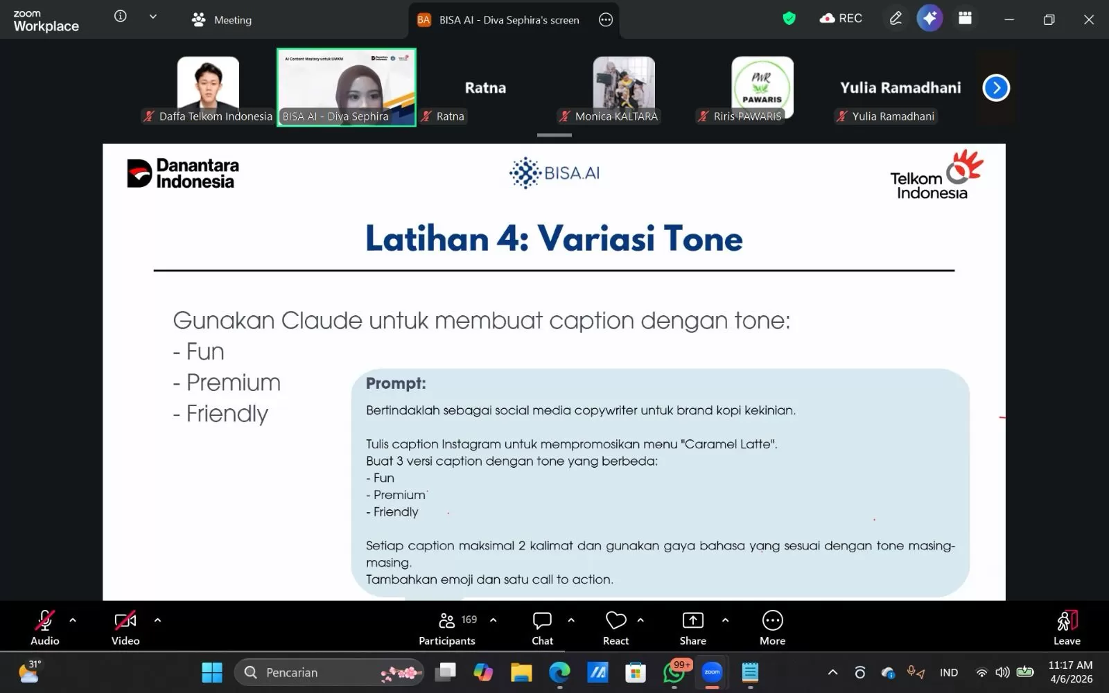 Program pelatihan literasi digital Kartini in Technology mendorong pelaku UMKM perempuan memanfaatkan teknologi untuk memperkuat branding dan pemasaran bisnis.