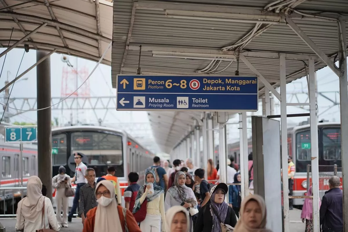 Stasiun Bogor akan menutup jalur 6,7, dan 8 mulai besok atau Rabu, 15 April 2026, seiring pekerjaan perpanjangan jalur. (DOK. KAI Commuter)