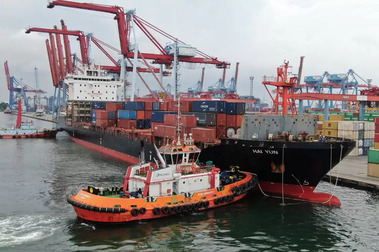 IPC TPK mencatat total throughput sebesar 850.768 TEUs pada triwulan I 2026 atau tumbuh 0,9 persen dibandingkan periode sama tahun 2025. (DOK. IPC TPK)