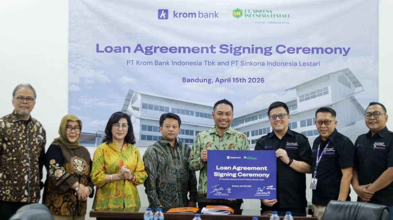 Sinkona Indonesia Lestari gandeng Krom Bank untuk pembiayaan ekspansi bisnis dan dukung kemandirian industri kesehatan. (Dok. SIL)